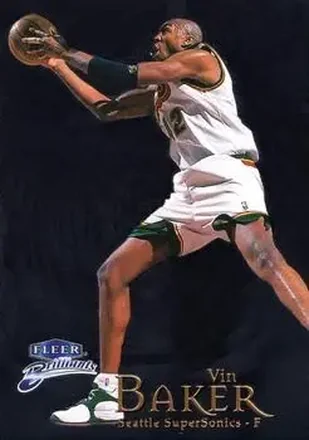 1998-99 Fleer Brilliants #17 - Vin Baker - Seattle SuperSonics
