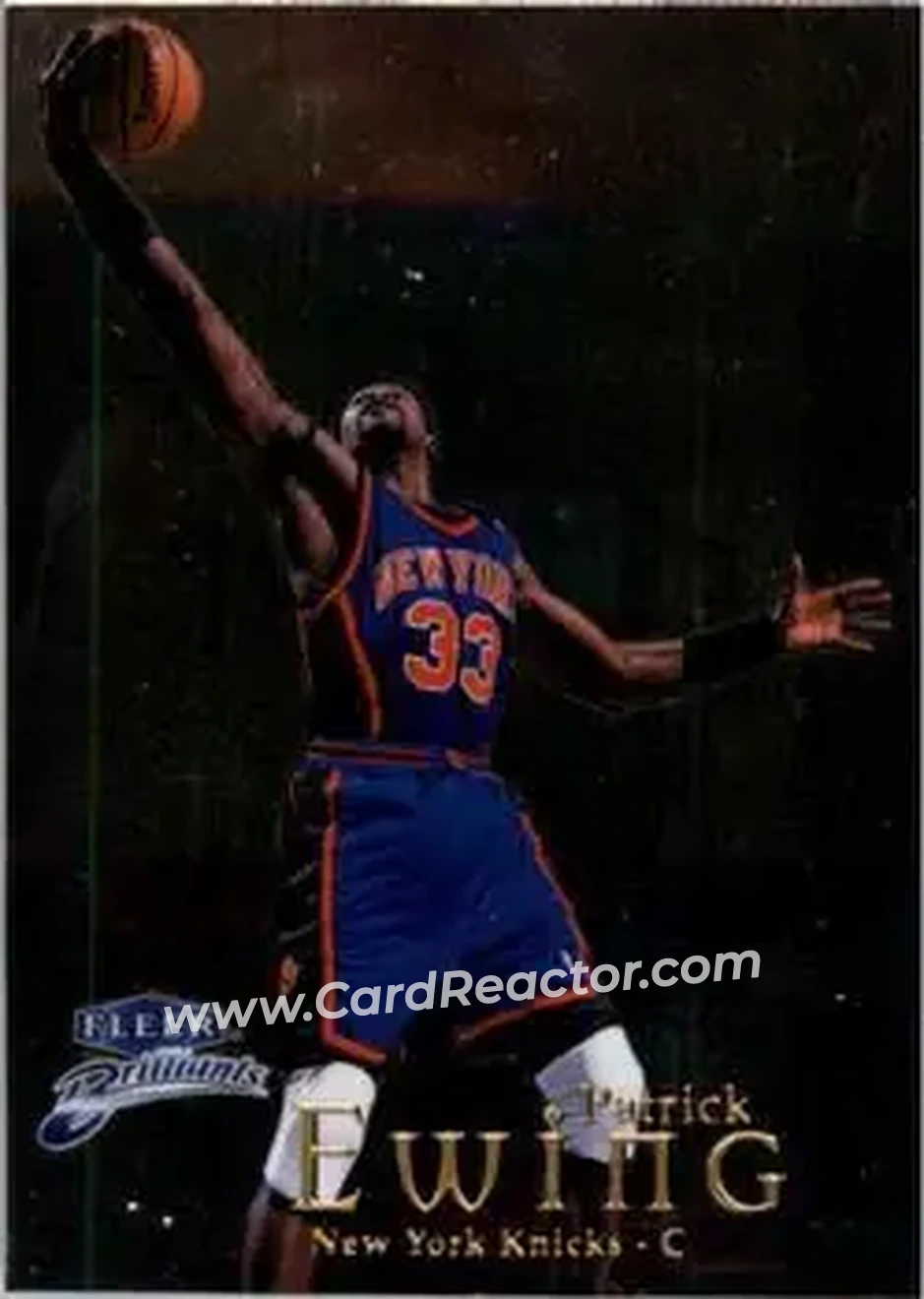 1998-99 Fleer Brilliants #18 - Patrick Ewing - New York Knicks
