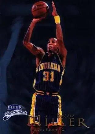 1998-99 Fleer Brilliants #22 - Reggie Miller - Indiana Pacers