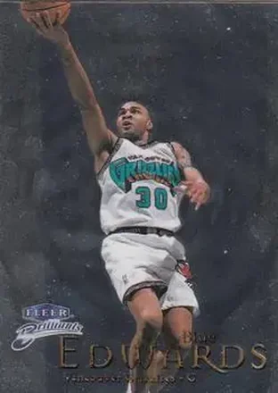 1998-99 Fleer Brilliants #25 - Blue Edwards - Vancouver Grizzlies