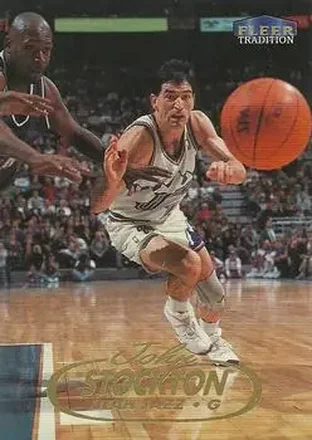 1998-99 Fleer Tradition #12 - John Stockton - Utah Jazz