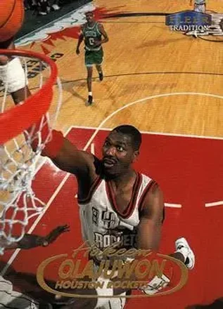 1998-99 Fleer Tradition #34 - Hakeem Olajuwon - Houston Rockets