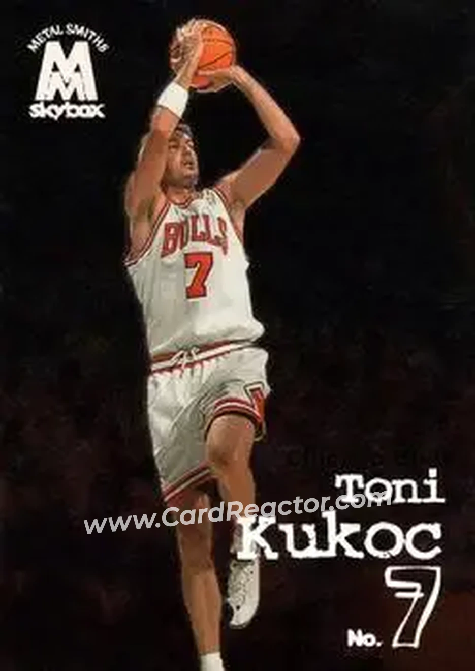 1998-99 SkyBox Molten Metal #27 - Toni Kukoc - Chicago Bulls