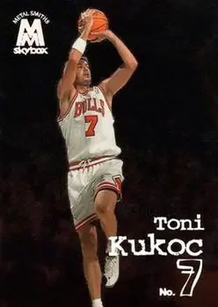 1998-99 SkyBox Molten Metal #27 - Toni Kukoc - Chicago Bulls