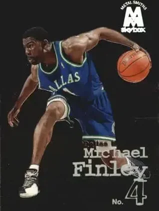 1998-99 SkyBox Molten Metal #62 - Michael Finley - Dallas Mavericks