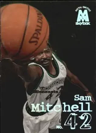 1998-99 SkyBox Molten Metal #82 - Sam Mitchell - Minnesota Timberwolves