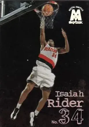 1998-99 SkyBox Molten Metal #87 - Isaiah Rider - Portland Trail Blazers