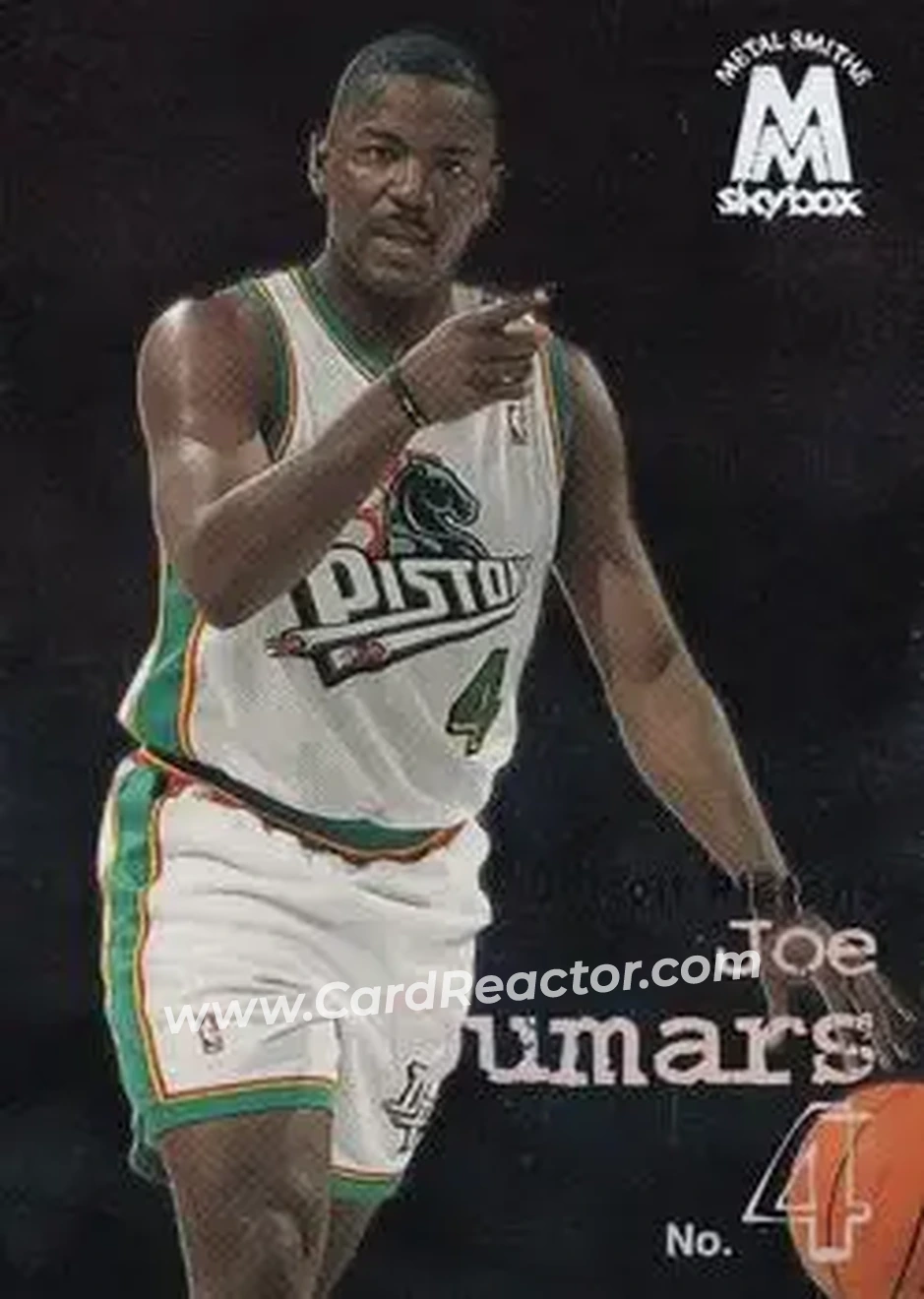 1998-99 SkyBox Molten Metal #88 - Joe Dumars - Detroit Pistons
