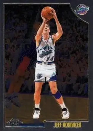 1998-99 Topps Chrome #12 - Jeff Hornacek - Utah Jazz