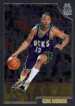 1998-99 Topps Chrome #65 - Glenn Robinson - Milwaukee Bucks