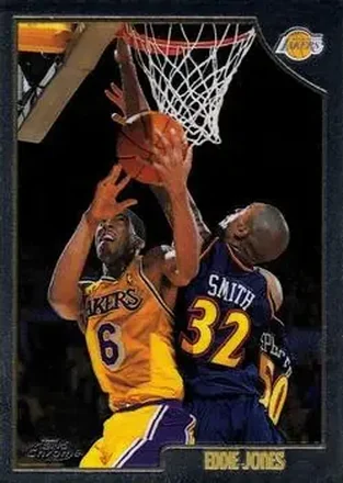 1998-99 Topps Chrome #103 - Eddie Jones - Los Angeles Lakers