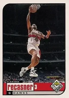 1998-99 UD Choice #5 - Eldridge Recasner - Atlanta Hawks