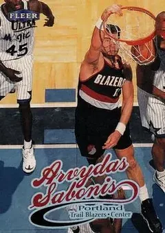 1998-99 Ultra #81 - Arvydas Sabonis - Portland Trail Blazers