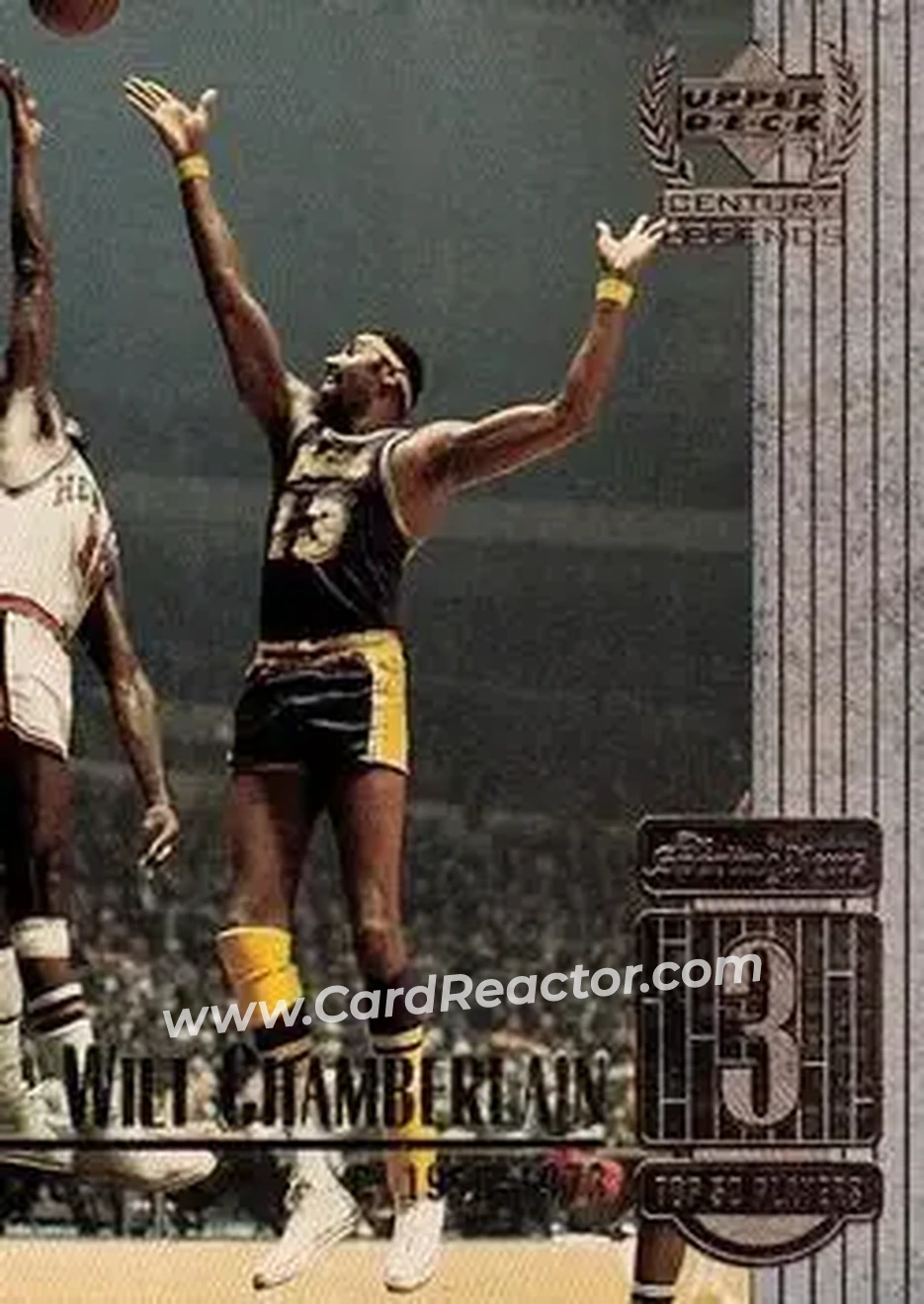 1998-99 Upper Deck Century Legends #3 - Wilt Chamberlain - Los Angeles Lakers