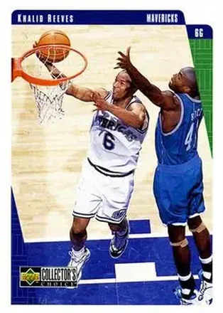 1997-98 Collector's Choice #32 - Khalid Reeves - Dallas Mavericks