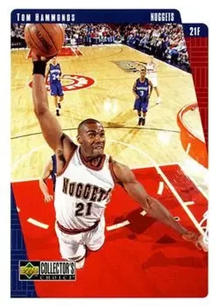 1997-98 Collector's Choice #37 - Tom Hammonds - Denver Nuggets