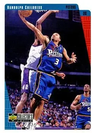 1997-98 Collector's Choice #42 - Randolph Childress - Detroit Pistons