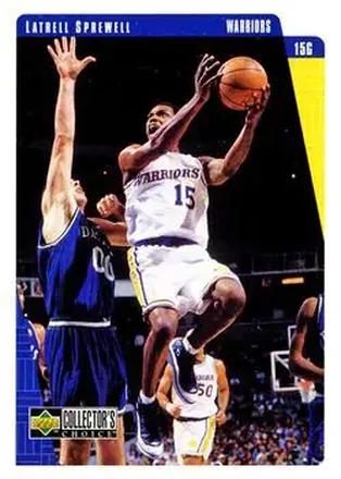 1997-98 Collector's Choice #47 - Latrell Sprewell - Golden State Warriors