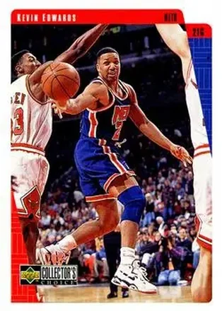 1997-98 Collector's Choice #85 - Kevin Edwards - New Jersey Nets