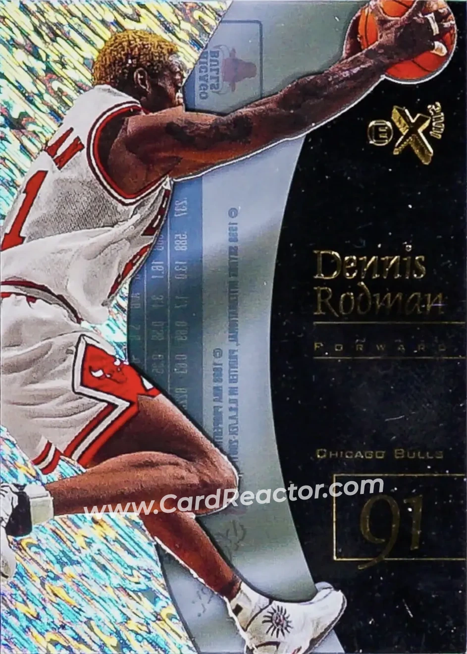 1997-98 E-X2001 #5 - Dennis Rodman - Chicago Bulls - Front