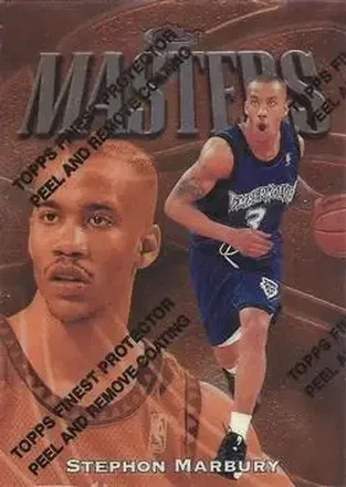 1997-98 Finest #19 - Stephon Marbury - Minnesota Timberwolves