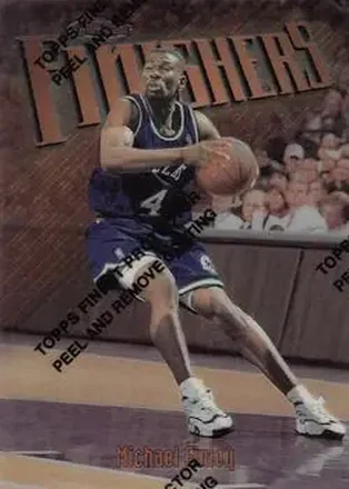 1997-98 Finest #52 - Michael Finley - Dallas Mavericks