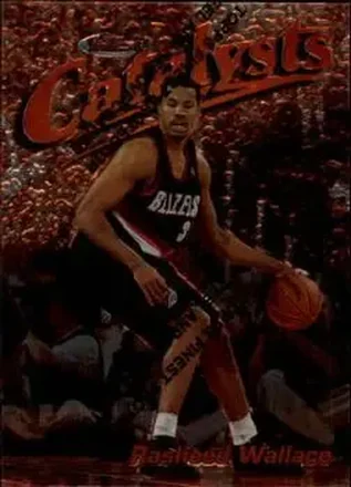1997-98 Finest #58 - Rasheed Wallace - Portland Trail Blazers