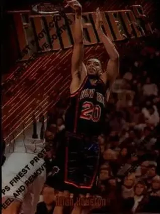 1997-98 Finest #62 - Allan Houston - New York Knicks