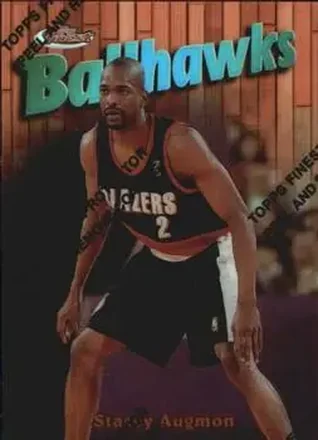 1997-98 Finest #63 - Stacey Augmon - Portland Trail Blazers