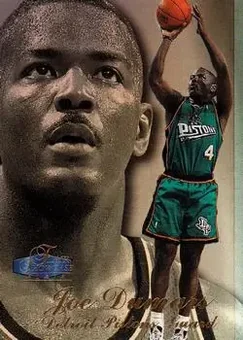 1997-98 Flair Showcase #63 - Joe Dumars - Detroit Pistons