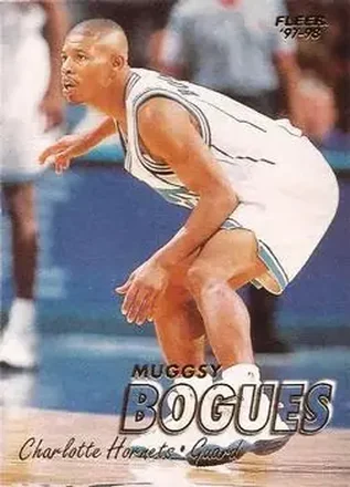 1997-98 Fleer #63 - Muggsy Bogues - Charlotte Hornets