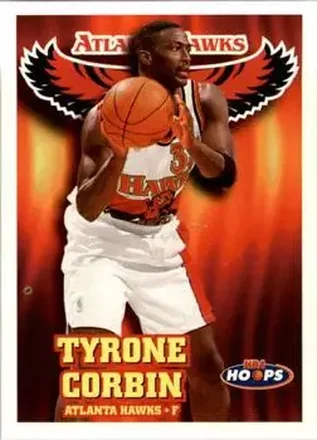 1997-98 Hoops #9 - Tyrone Corbin - Atlanta Hawks