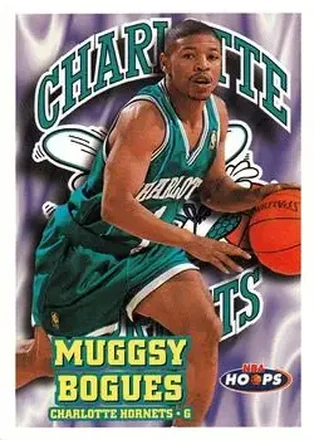 1997-98 Hoops #19 - Muggsy Bogues - Charlotte Hornets