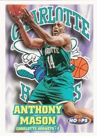 1997-98 Hoops #22 - Anthony Mason - Charlotte Hornets