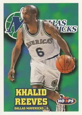 1997-98 Hoops #41 - Khalid Reeves - Dallas Mavericks
