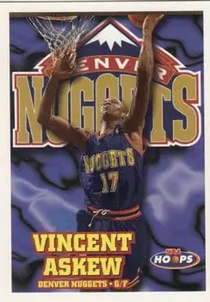 1997-98 Hoops #42 - Vincent Askew - Denver Nuggets