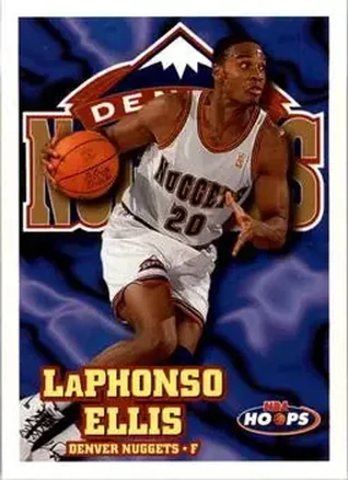 1997-98 Hoops #44 - LaPhonso Ellis - Denver Nuggets
