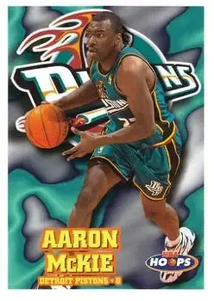 1997-98 Hoops #50 - Aaron McKie - Detroit Pistons