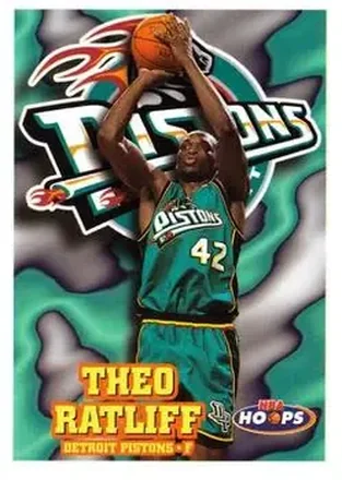 1997-98 Hoops #51 - Theo Ratliff - Detroit Pistons