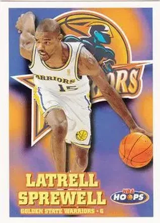 1997-98 Hoops #57 - Latrell Sprewell - Golden State Warriors
