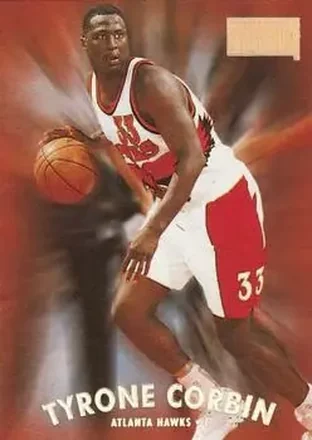 1997-98 SkyBox Premium #27 - Tyrone Corbin - Atlanta Hawks