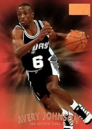 1997-98 SkyBox Premium #38 - Avery Johnson - San Antonio Spurs