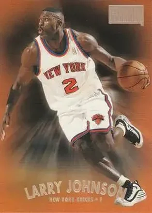 1997-98 SkyBox Premium #51 - Larry Johnson - New York Knicks