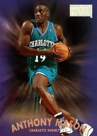 1997-98 SkyBox Premium #80 - Anthony Mason - Charlotte Hornets