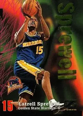 1997-98 SkyBox Z-Force #15 Latrell Sprewell