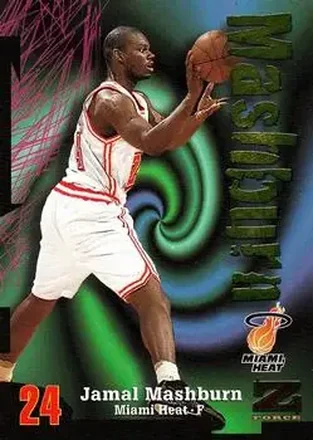 1997-98 SkyBox Z-Force #38 - Jamal Mashburn - Miami Heat