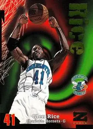 1997-98 SkyBox Z-Force #41 - Glen Rice - Charlotte Hornets