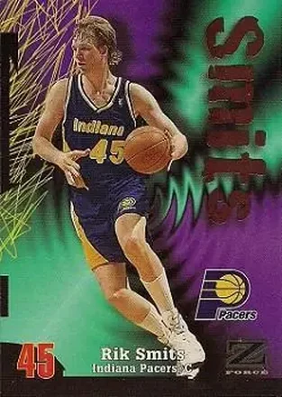 1997-98 SkyBox Z-Force #45 - Rik Smits - Indiana Pacers