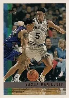 1997-98 Topps #73 - Sasha Danilović - Dallas Mavericks