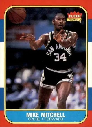 1986-87 Fleer #74 - Mike Mitchell & Mike Mitchell